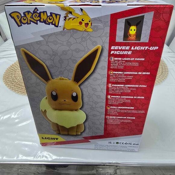 12" Pokemon Eevee ⭐️Night Light⭐️ LED Figure With Remote - Picture 3 of 4